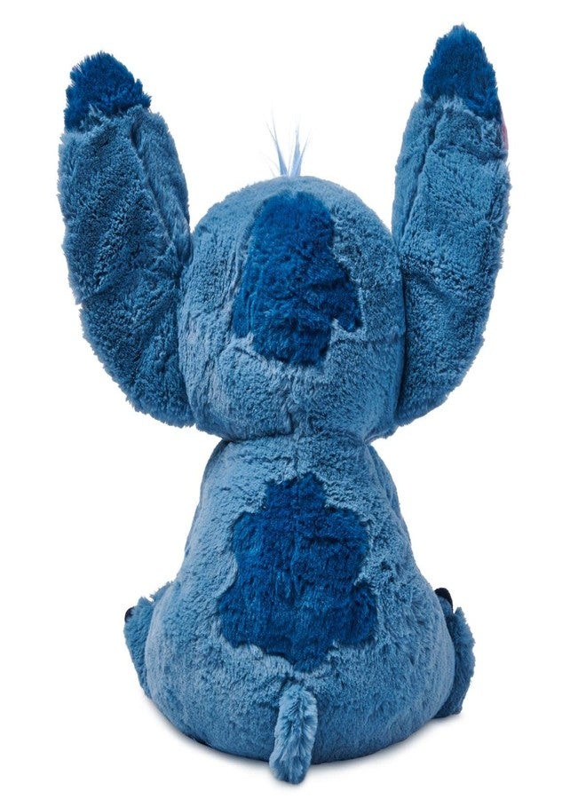 DISNEY STORE Official Stitch Medium Soft Toy for Kids, Cuddly Character with Fuzzy Texture and Embroidered Details, Flexible Floppy Ears, Disney Plushy Suitable for All Ages. - Image 5