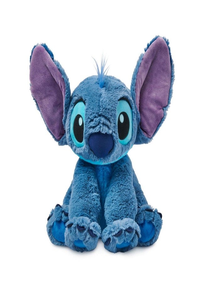 DISNEY STORE Official Stitch Medium Soft Toy for Kids, Cuddly Character with Fuzzy Texture and Embroidered Details, Flexible Floppy Ears, Disney Plushy Suitable for All Ages. - Image 1