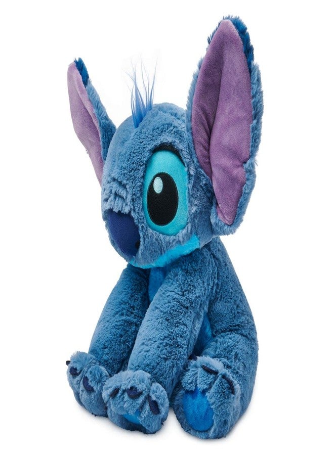 DISNEY STORE Official Stitch Medium Soft Toy for Kids, Cuddly Character with Fuzzy Texture and Embroidered Details, Flexible Floppy Ears, Disney Plushy Suitable for All Ages. - Image 4