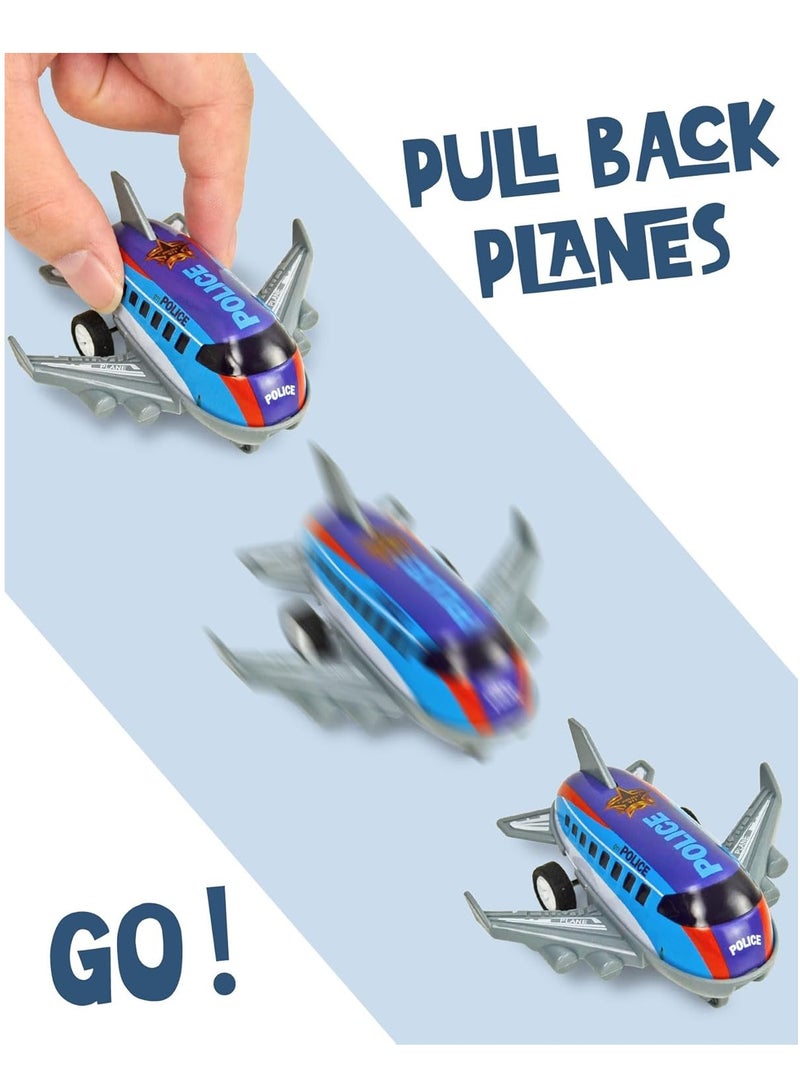 10pcs Mini Metal Airplane Set, Airplanes Toys, Inertia-Powered, Battery-Free Ideal Gifts (Random Color)  - Image 5
