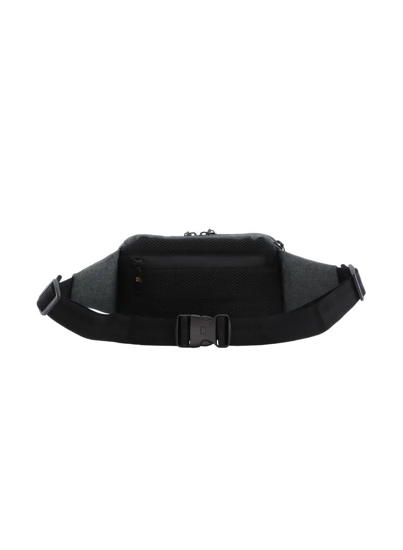 NATIONAL GEOGRAPHIC National Geographic Shadow RPET Waist Bag Dark Grey, Hip Bag/ Belt Bag With Adjustable Strap, RFID Pocket, Suitable For Travel, Outdoors, Gym, Hiking For Men And Women