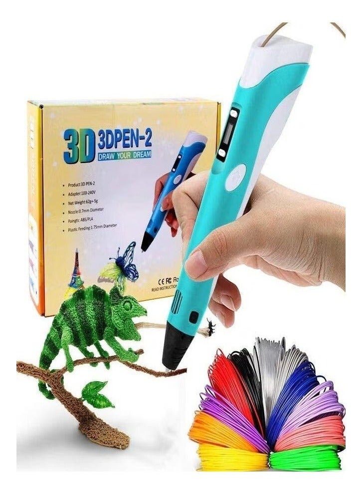 Zaros Educational Gift for Kids – 3D Pen Kit, ABS & PLA Compatible, Drawing Pen with Speed Control, Ultrasonic Sealed Nozzle, Ergonomic Design - Image 1