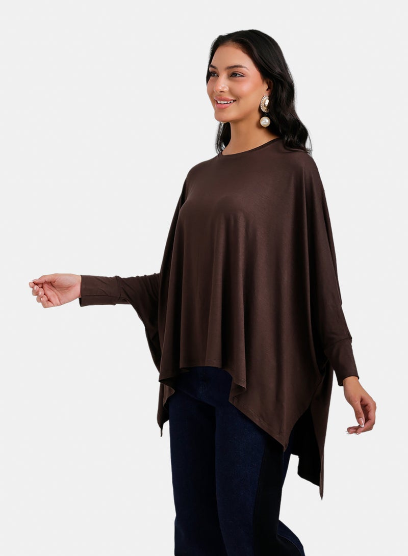Carina Flowy Asymmetric Poncho - Image 2