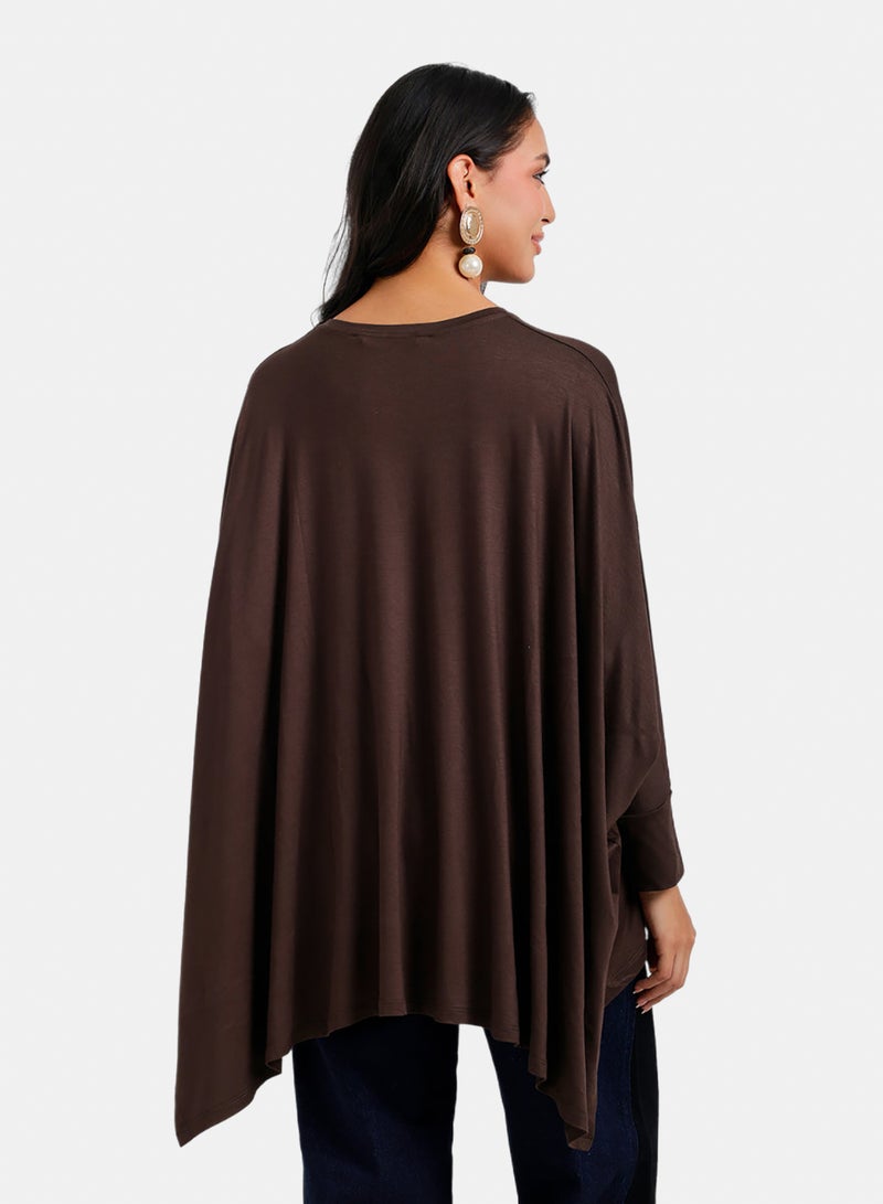 Carina Flowy Asymmetric Poncho - Image 3