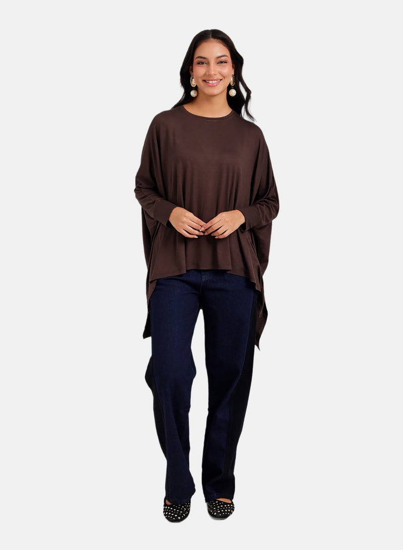 Carina Flowy Asymmetric Poncho - Image 5