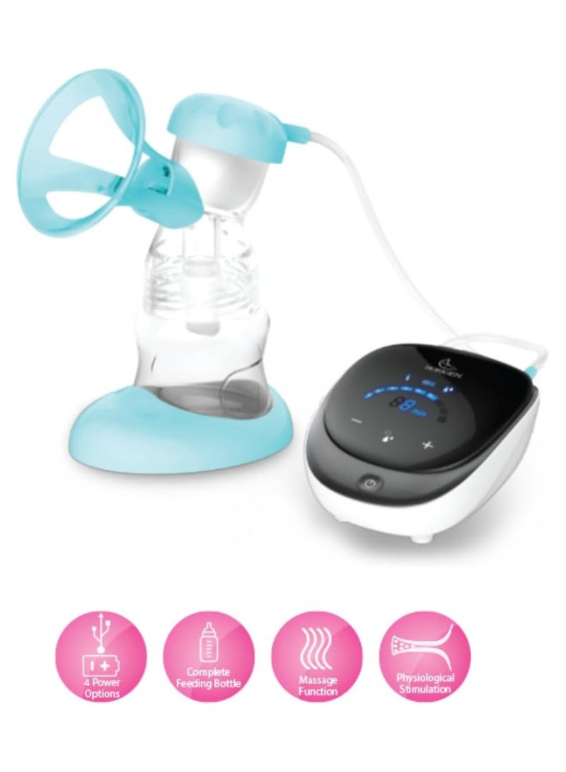  جرانزيا شفاط الحليب الكهربائي Granzia GentleFeed – وسادة سيليكون ناعمة، 9 مستويات شفط، شاشة LED - Image 2