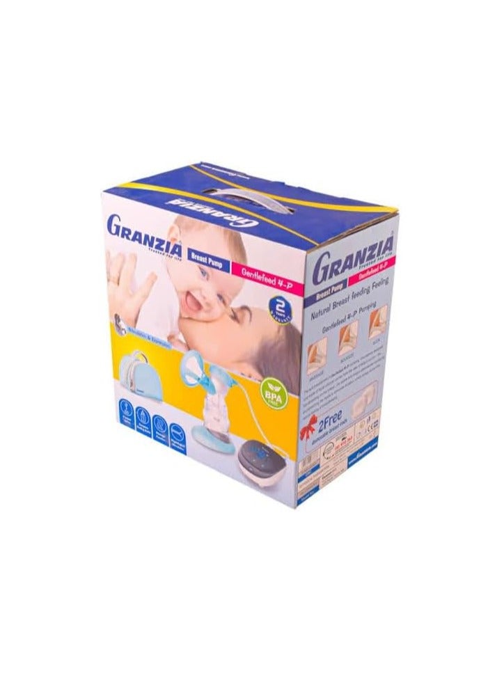  جرانزيا شفاط الحليب الكهربائي Granzia GentleFeed – وسادة سيليكون ناعمة، 9 مستويات شفط، شاشة LED - Image 4