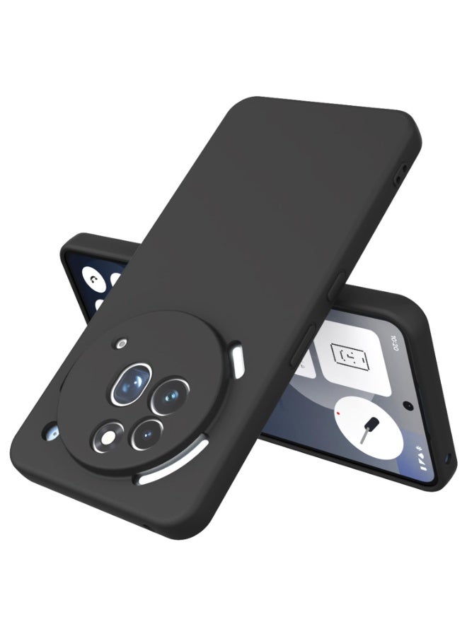 DUSALA Case for Nothing Phone 3a Pro Matte Silicone Flexible Camera Protection Back Cover for Nothing Phone 3a Pro - Image 3