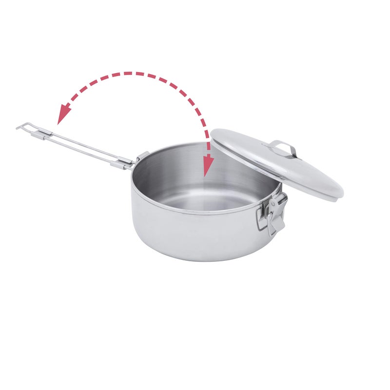 MSR Alpine Stainless Steel Stowaway Camping Pot, 775 mL - Image 3