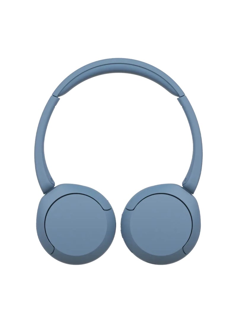Sony Corporation سماعات سوني WH-CH520 اللاسلكية بلوتوث فوق الأذن مع ميكروفون، أزرق جديد - Image 3
