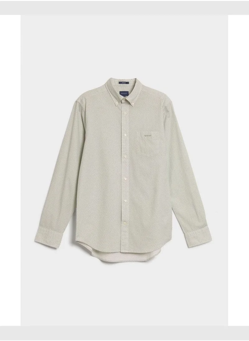 غانت GANT Regular Fit Micro Print Shirt