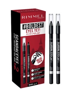 RIMMEL LONDON Scandaleyes Kohl Dual Pack  - Image 1