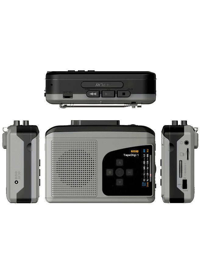 Ezcap ezcap234 Cassette Tape Player Portable AM FM Radio Cassette Tape-to-MP3 Converter Sound Recorder - Image 2