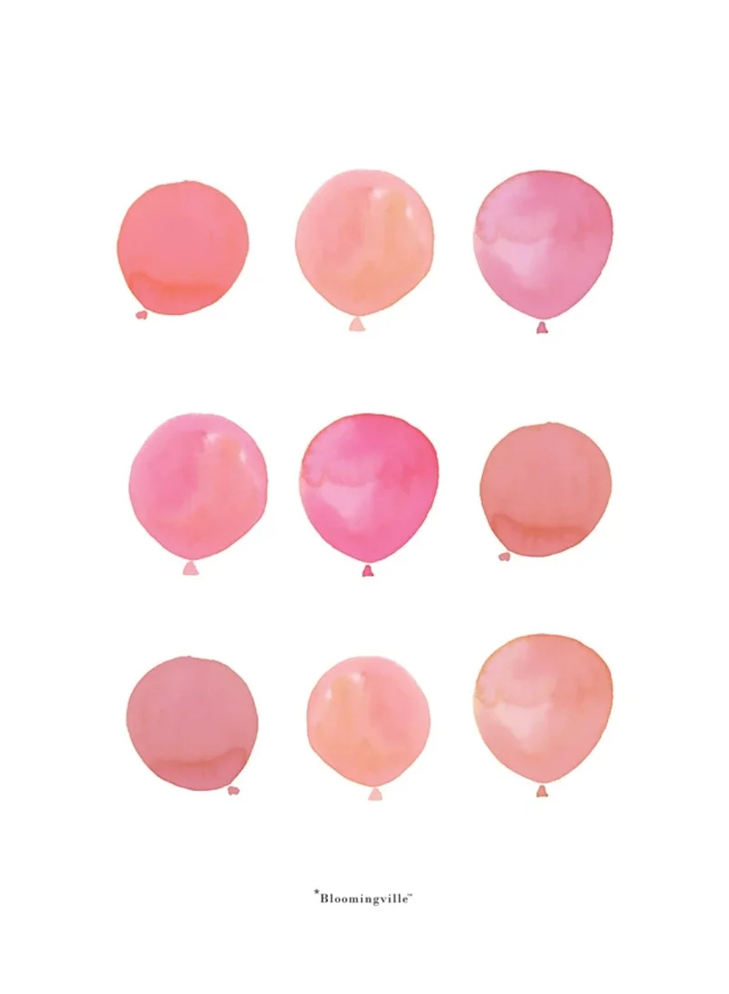 The Saffron Souk Red Balloon poster