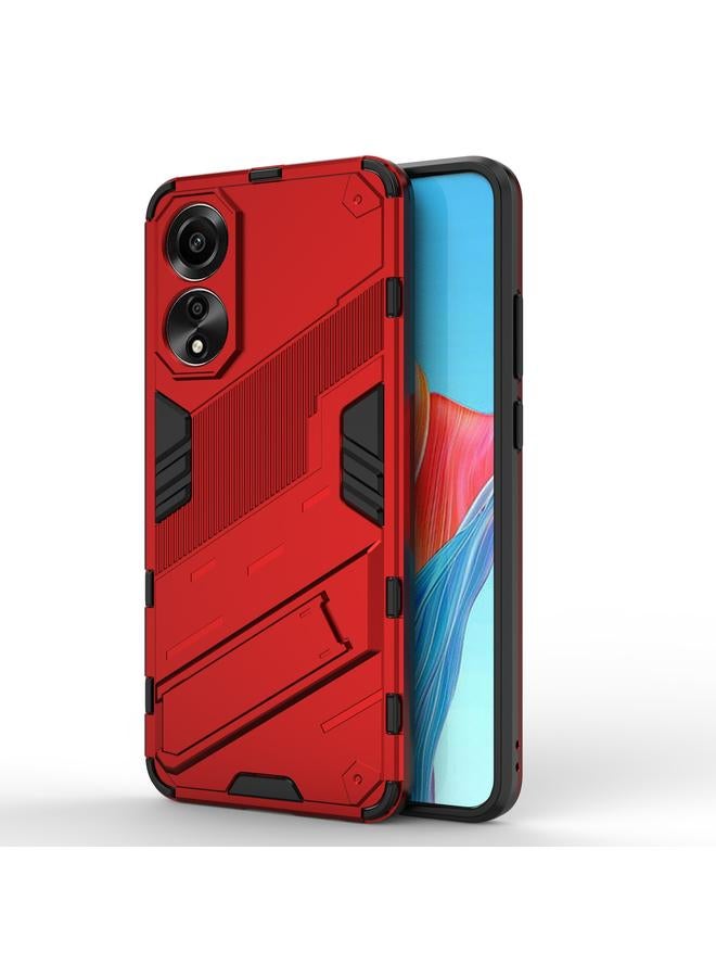اس-توب جراب لهاتف OPPO A78 4G Punk Armor 2 في 1 PC + جراب هاتف TPU مع حامل - Image 1