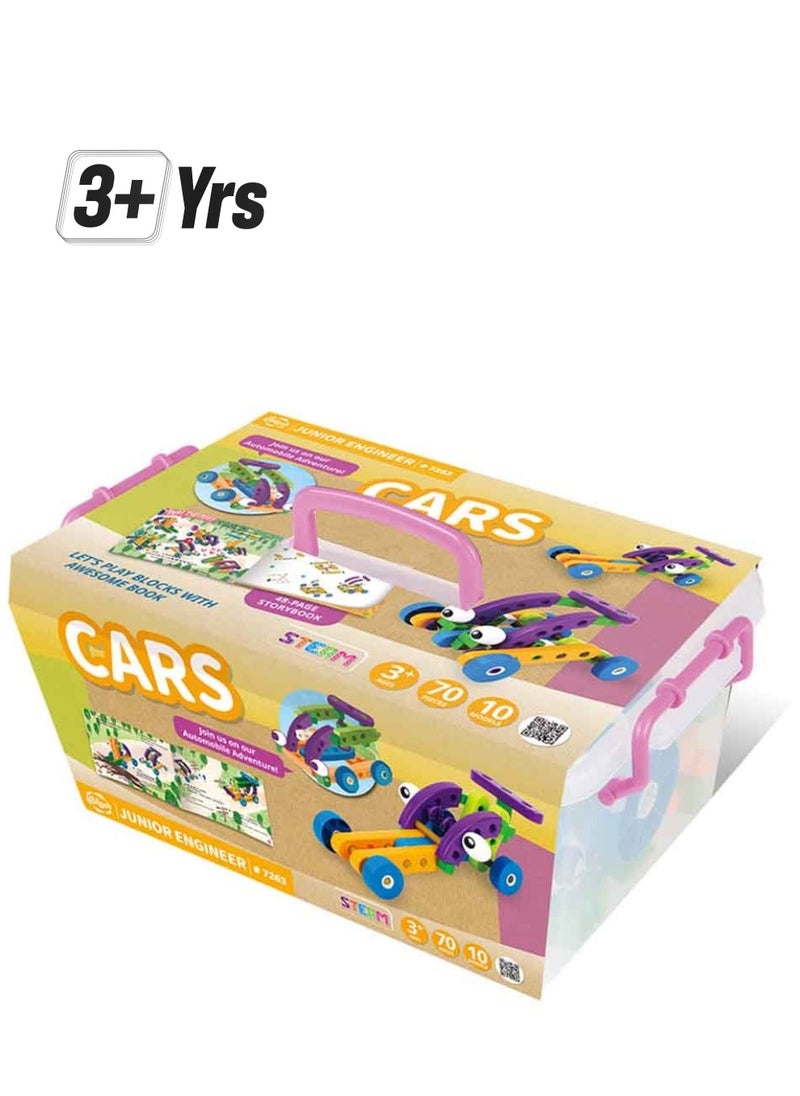 GiGo Toy - Gigo Toys - Junior Engineer Cars (Set of 70) - Image 1