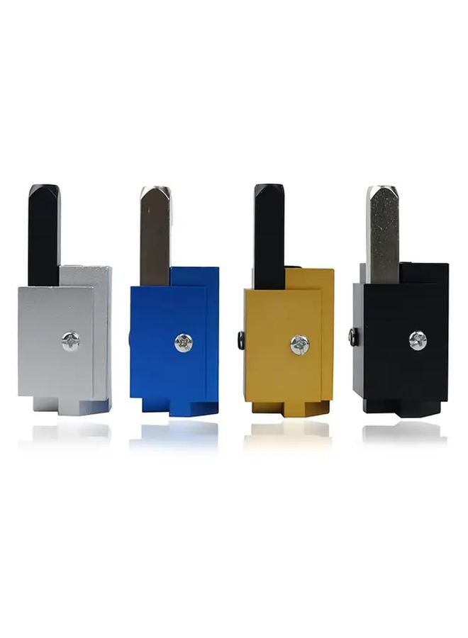 1 PC Blue Metal Right Angle Chisel Square Hinge Mortise Hand Tool for Woodworking - Image 5