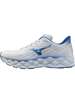 Mizuno Wave Sky 8 Men's Running Shoes White / Blue  - Image 1
