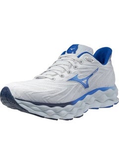 Mizuno Wave Sky 8 Men's Running Shoes White / Blue  - Image 4