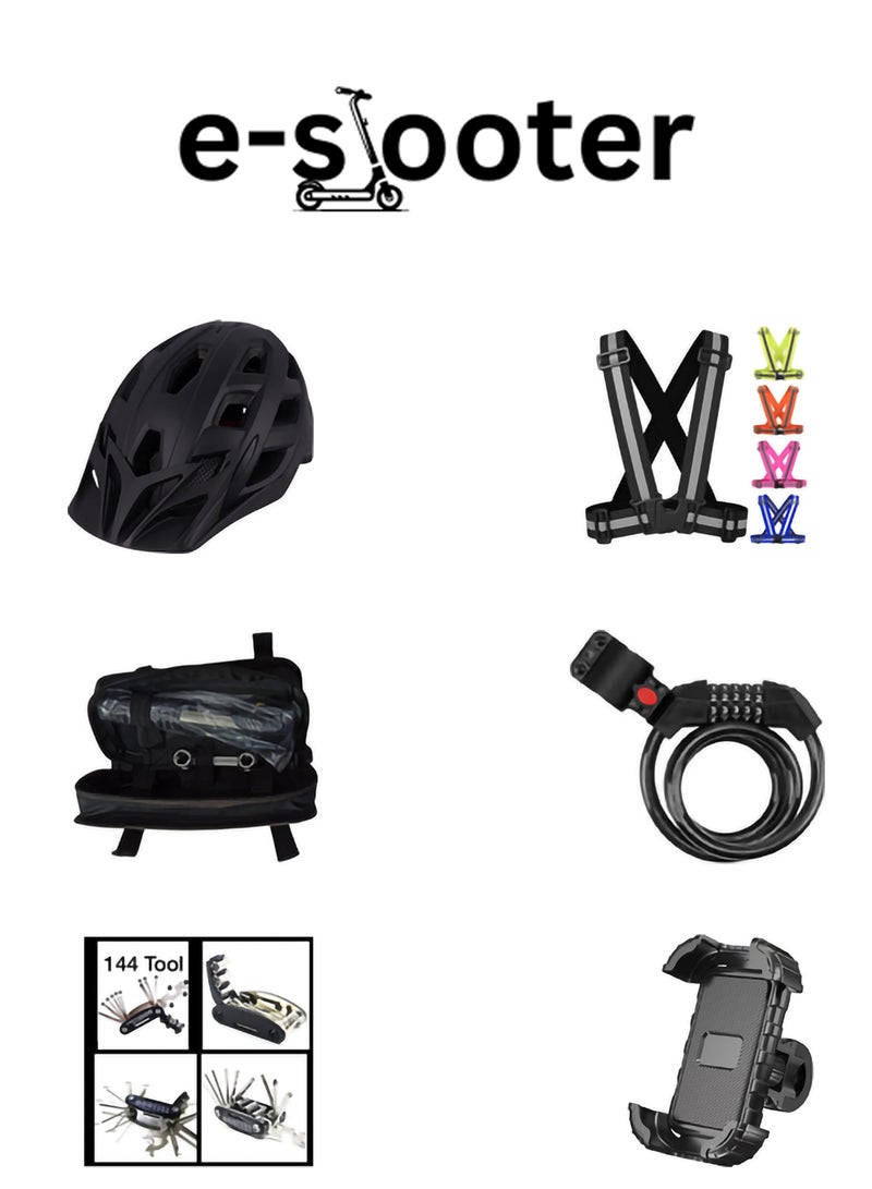 Aster Next Level E Scooter for Adults, Aster Bike E10 Pro Electric Scooter, has 10 inch off-road tires and is fully foldable. Range upto 40 to 50 km 48V 13AH Battery 2000W Motor With FREE Helmet and Safety Belt - Image 4