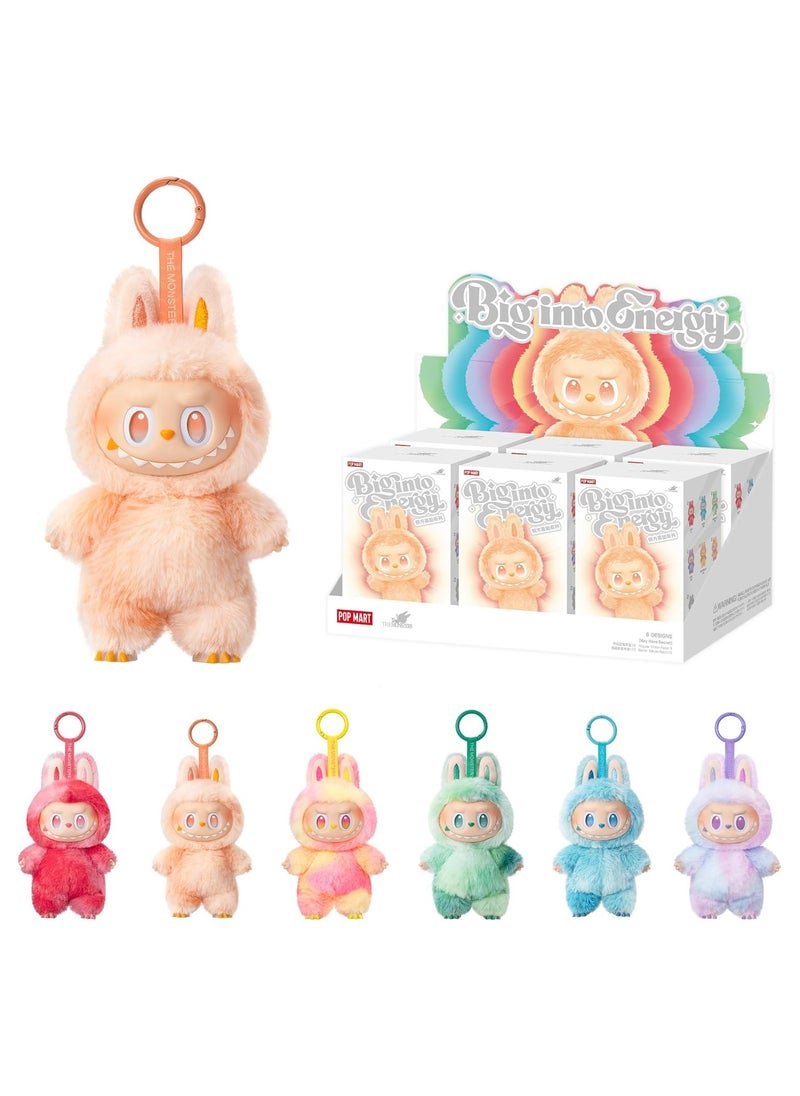 POP MART LABUBU The Monsters Big into Energy Series-Vinyl Plush Pendant Blind Box, 6PCs Blind Box Figures, Random Design Action Figures Collectible Toys Home Decorations, (Whole Set)  - Image 1