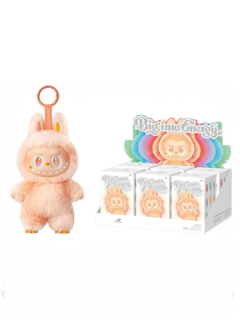 LABUBU LABUBU The Monsters Big into Energy Series-Vinyl Plush Pendant Blind Box, 6PCs Blind Box Figures, Random Design Action Figures Collectible Toys Home Decorations, (6 Pieces)  - Image 1