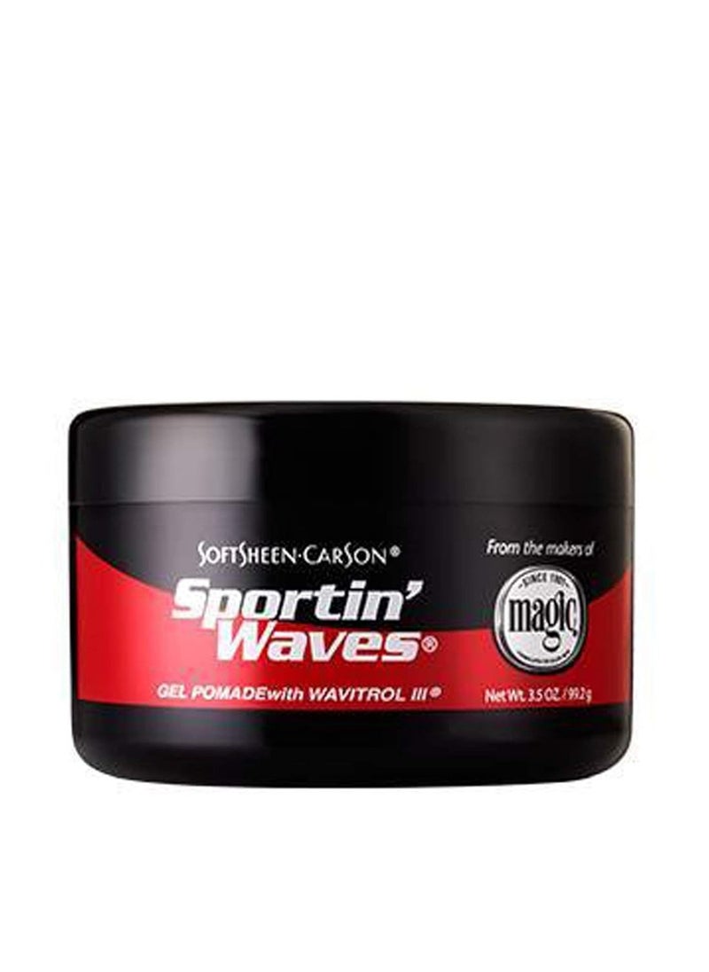 SoftSheen-Carson - CARSON PRODUCTS CO. Standard Dist Soft Sheen Sportin Waves Gel Pomade, 3.5 ozc - Image 1
