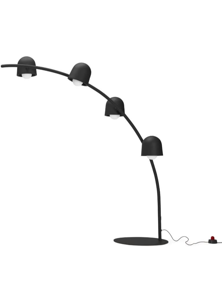 Fatboy Big Lebow Floor Lamp - For living and dining room - Adjustable caps and brightness for the right lighting- Powder coated steel - Anthracite - Image 2