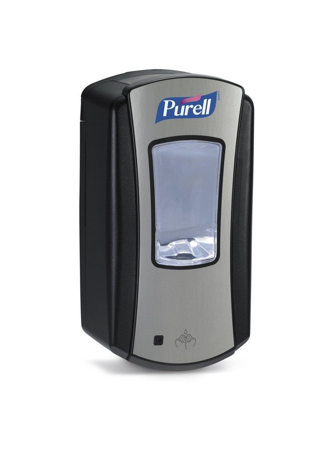 بُريل موزع معقم اليدين Purell LTX-12 بدون لمس، كروم/أسود، لعبوات معقم اليدين Purell LTX-12 سعة 1200 مل (عبوة من قطعة واحدة - تُباع العبوات بشكل منفصل) - 1928-04 - Image 1