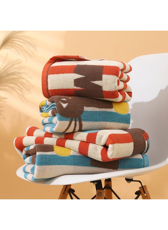 Fanyejia Cat Pure Cotton Bath Towel, Absorbent Quick-drying Soft Non-shedding Uni Adult Bath Towel Wrap For Home Use - Image 3