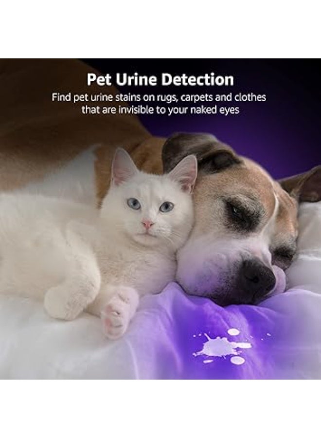 Lepro UV Flashlight, 51 LED UV Light Torch, Black-light Lights, 395nm Ultraviolet Flashlight, Blacklight Detector for Pet Urine, Stain, Bed Bugs, Scorpions, Banknote and More (Batteries Not Included) - Image 4