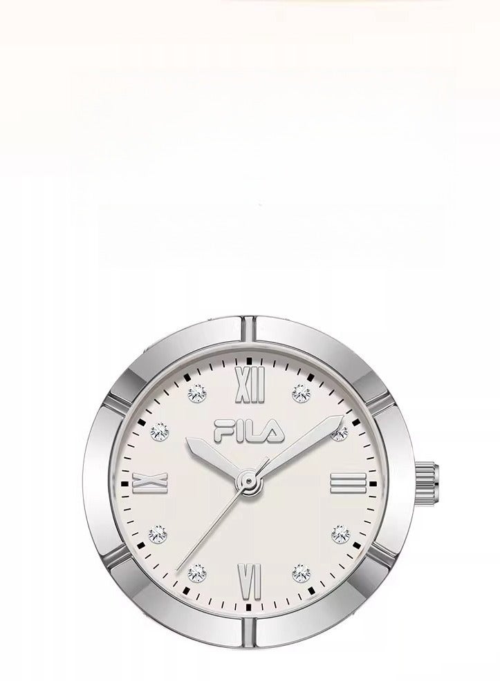 FILA ساعة دائرية صغيرة من السلسلة الكلاسيكية هدية للصديقات النساء - Image 2