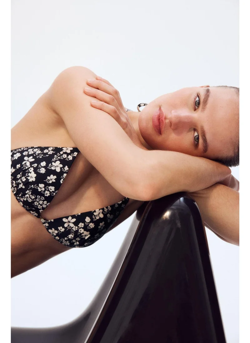 اتش اند ام Push-up triangle bikini top