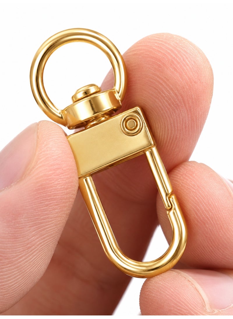 2PCS Golden Swivel Snap Hooks for Bags Keychains and DIY Straps - Image 2