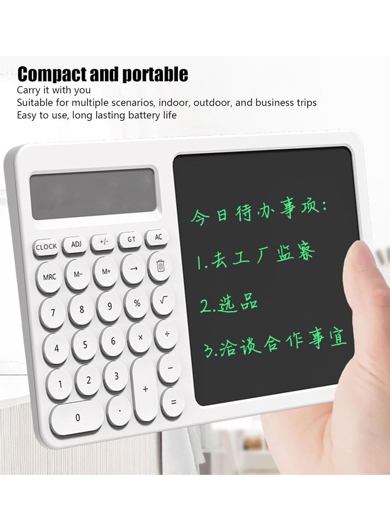 2 in 1 Portable Calculator with Erasable Writing Board, Perfect for Students, Work and Business Travel - Image 4