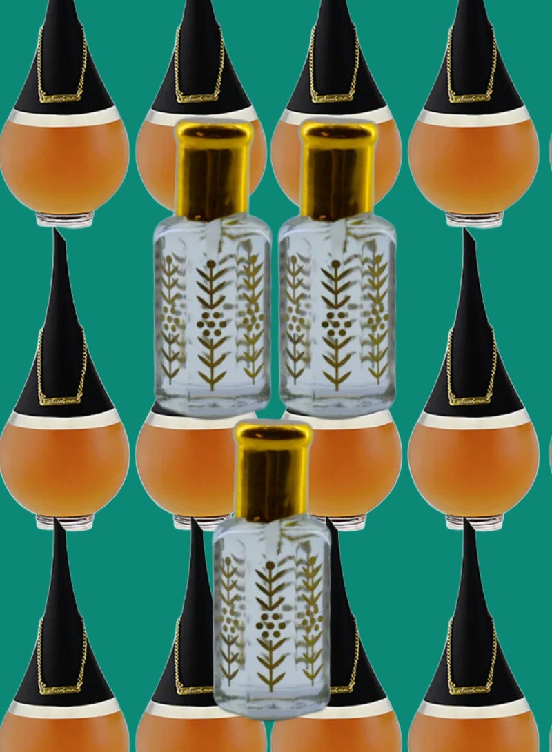 3 قطع زيت عطري باندورا نسائي الشفاف الأصلي 12مل