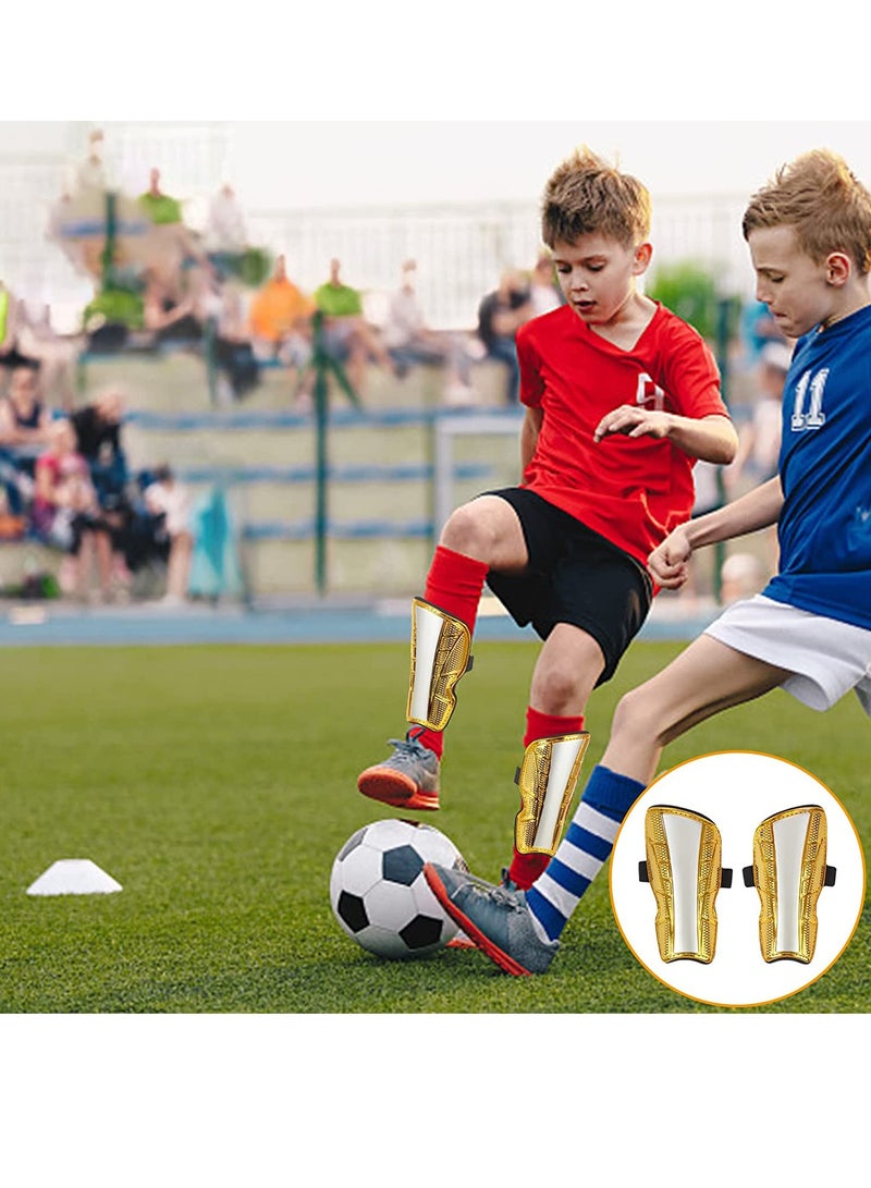 Generic Football Shin Pads, Kids Pad Unisex Child Soccer Breathable Guards Training Equipment for Boys Girls Games Leg Protective  - Image 4
