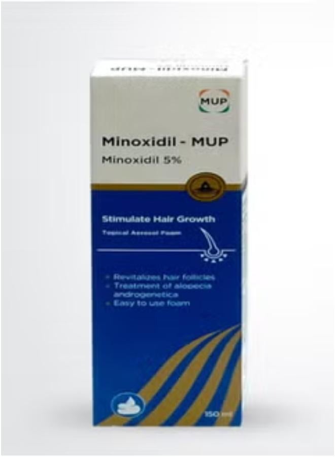 Generic MINOXIDIL MUP 5% AEROSOL FOAM 150 ML