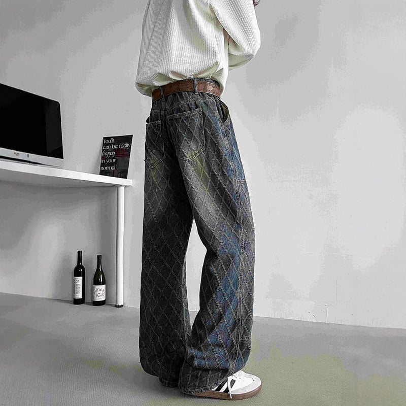 Unisex Classic Denim Jeans Loose Fit Daily Outdoor Wear - Image 5