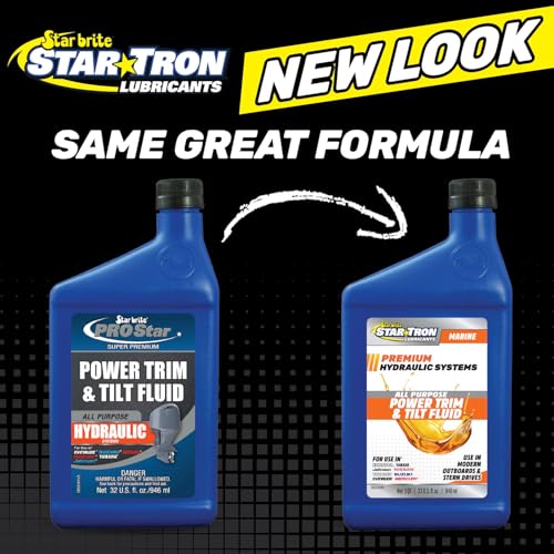 STAR BRITE PRO Star Power Trim & Tilt Fluid - Super Premium All Purpose Hydraulic Fluid for Trim Tabs, Power Tilt & Steering Systems - Anti-Wear, Anti-Foam - Outboard & Stern Drive Systems (028532) - Image 4