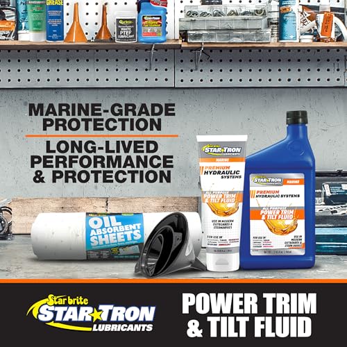 STAR BRITE PRO Star Power Trim & Tilt Fluid - Super Premium All Purpose Hydraulic Fluid for Trim Tabs, Power Tilt & Steering Systems - Anti-Wear, Anti-Foam - Outboard & Stern Drive Systems (028532) - Image 2