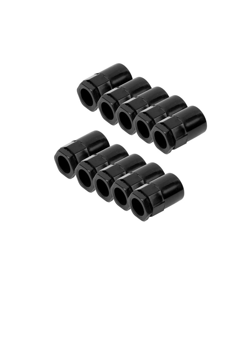 أنابيب ووصلات الأنابيب الكهربائية PVC للأسلاك والكابلات الكهربائية الداخلية والخارجية (حزمة من 10) (25 مم ، محول) - Image 1