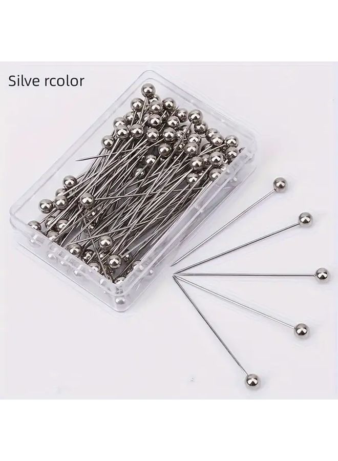 100pcs Yellow Stainless Steel T Pins for Wedding Dress Crafts and Beading Supplies - Image 5