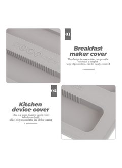 Generic 2 Pack Silicone Toaster Covers Nonstick Toaster Appliance Protectors Grey Kitchen Accessories  - Image 4