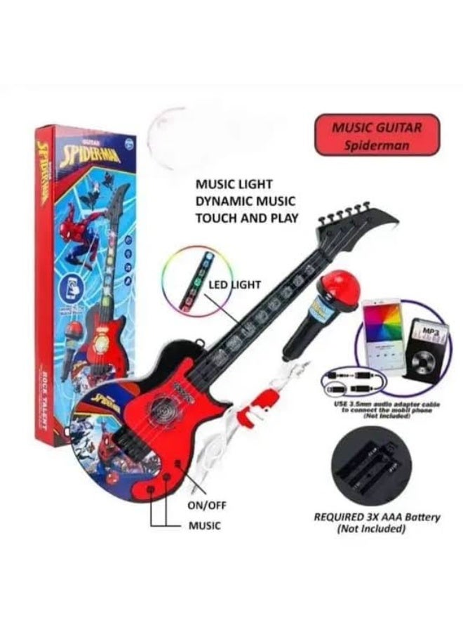 Kids Guitar Toy | Kids Guitar with Microphone | Electric Guitar for Kids | Musical Guitar for Kids | Karaoke Guitar for Kids | Guitar Singing Toy | Guitar with Microphone for Kids | Light Up Guitar with Music | LED Light Guitar for Kids | Guitar with AUX Cable | Guitar Connects to Mobile | Musical Instruments Toy for Kids | Educational Guitar Toy | Electronic Guitar for Kids | Rock Star Guitar Toy | Party Guitar for Kids | Kids Playing Guitar Toy | Interactive Music Toy | Guitar with Speaker | Kids Singing Guitar | Musical Guitar Toy | Light Up Kids Guitar | Electronic Kids Guitar | Karaoke Guitar Toy | Little Singer Toy | Singing Star Toy | Guitar with Microphone and Lights | Guitar with Audio Cable | Battery Operated Kids Guitar - Image 4