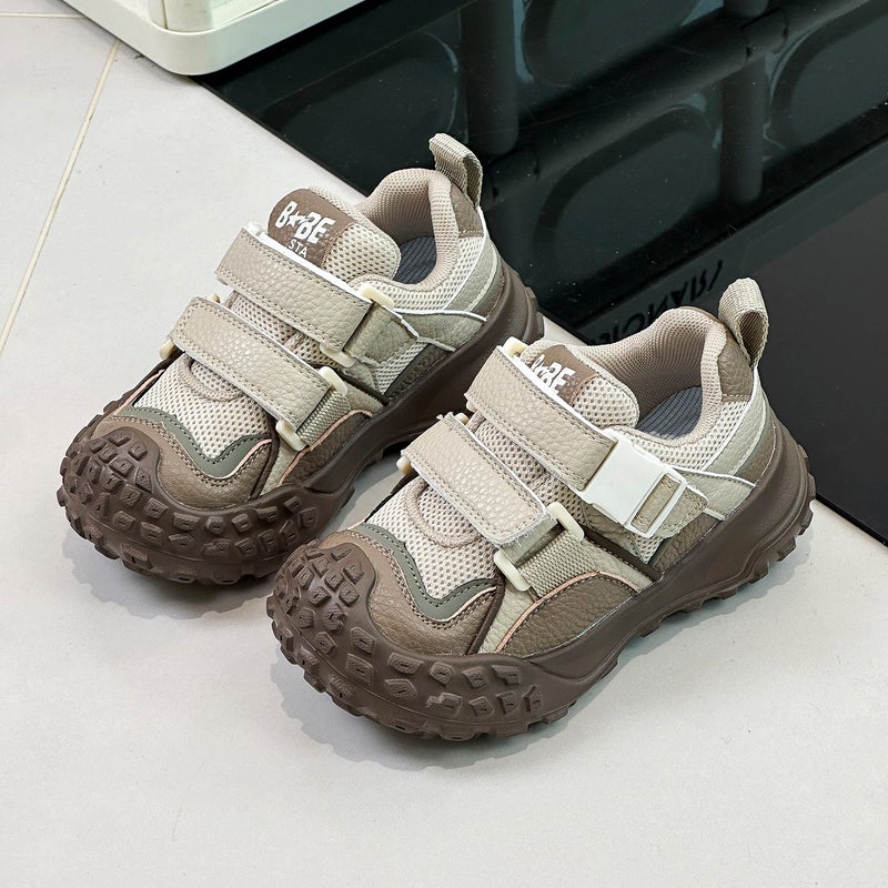 Children'S Sneaker Velcro Children'S Shoes Torre Boys Girls Fried Street Boys Mountain Climbing - Image 1