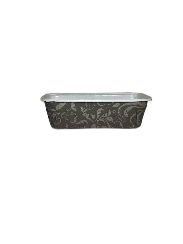 Baekence Baekence Bake and Serve Plumpy Cake Mould Brown Silver Pack of 25 pcs200 GMS