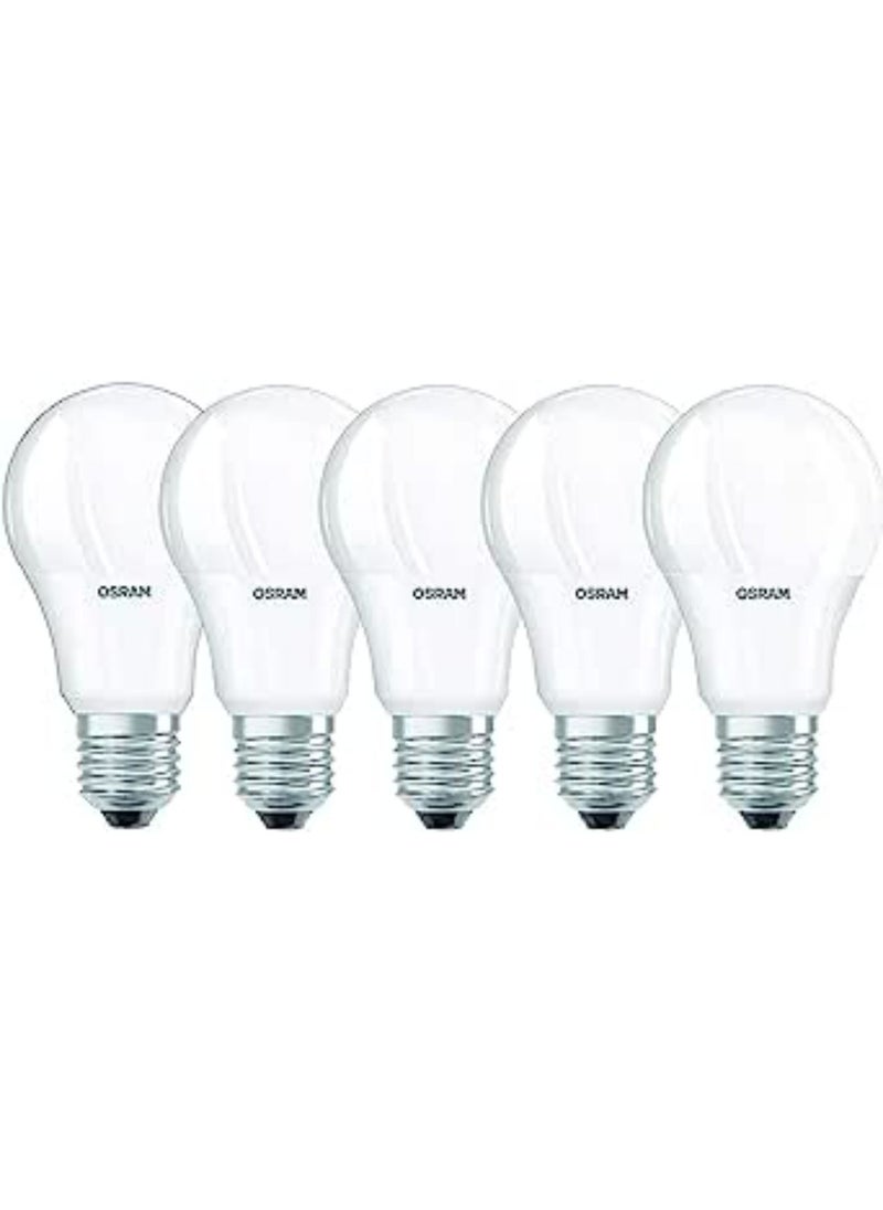 Osram Osram LED VALUE Classic A | Frosted (Replace 75W) 10W, Screw Base E27, Warm White/2700k - 1055 lm, Pack of 5  - Image 1