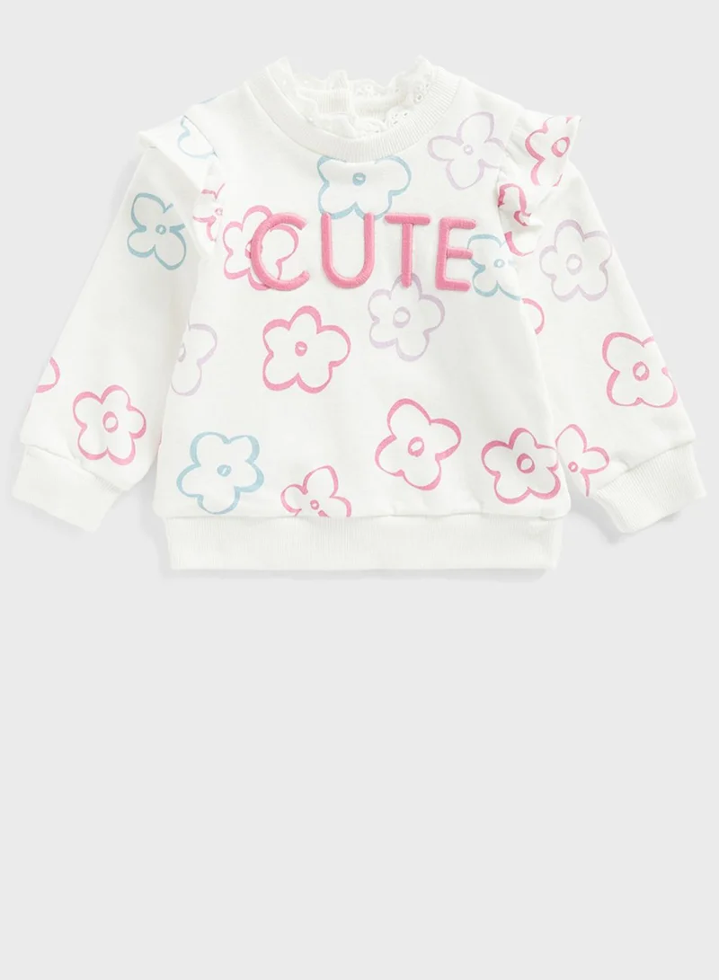 مذركير Infant Floral Print Top