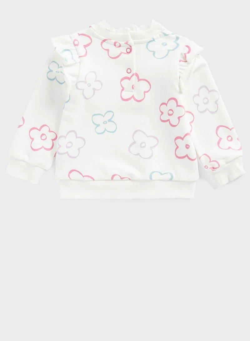 مذركير Infant Floral Print Top